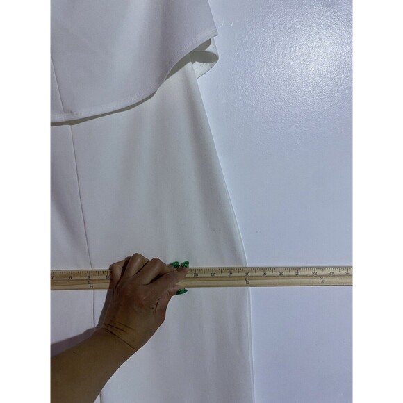 Lulus Jumpsuit M White Power of Love Strapless Wide Leg Feminine Night Out - Picture 11 of 11